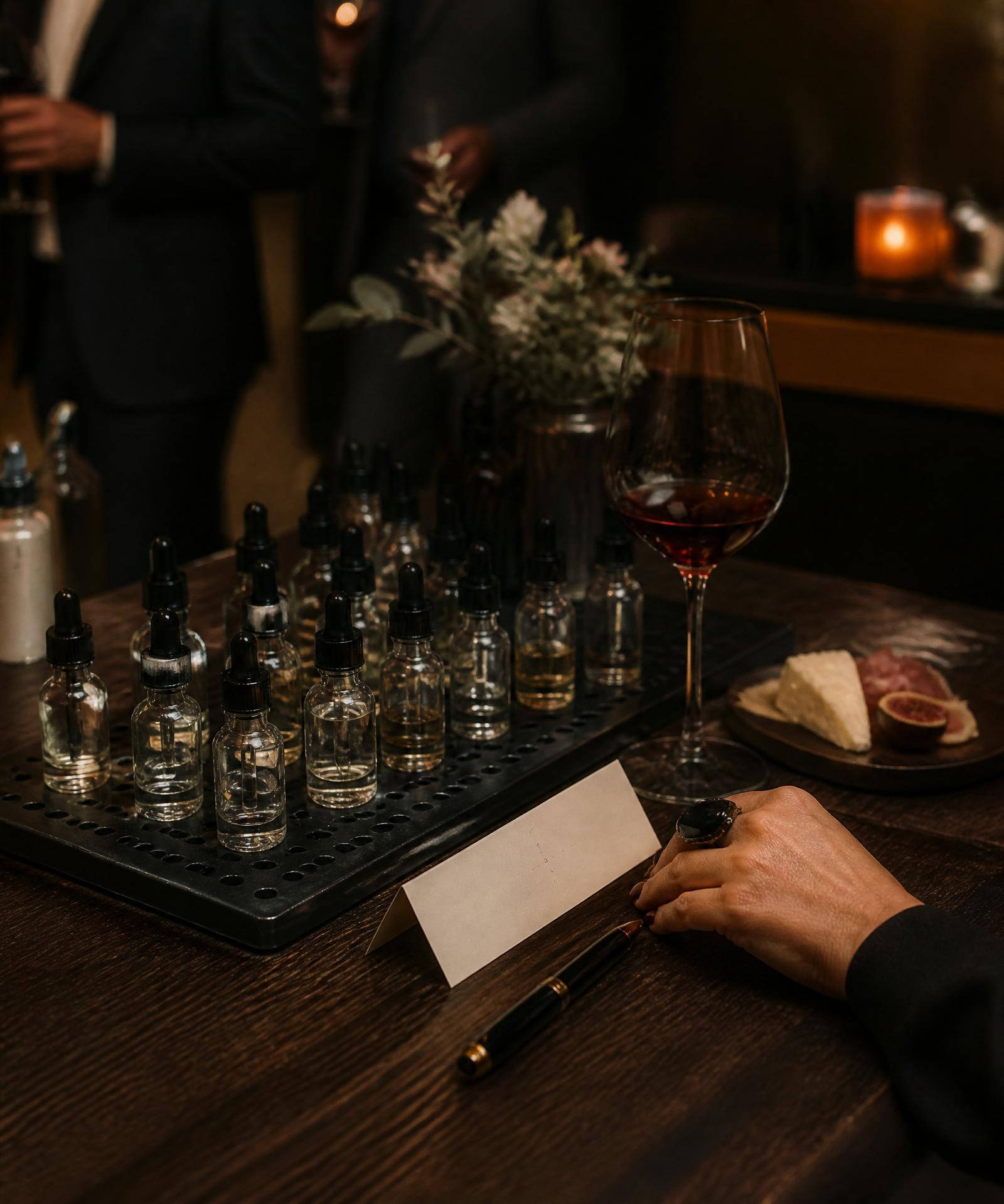 Private Swirl Works fragrance tasting at a corporate event